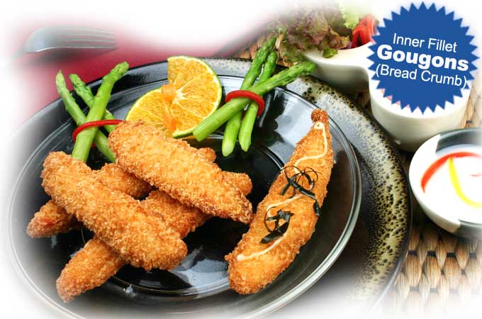 Coated Inner Fillet Gougons Coated Inner Fillet Gougons